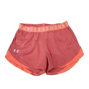 Under armour orange women's size medium shorts
